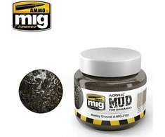 AMMO by MIG Jimenez AMMO MIG akrilinis purvas Muddy Ground 250 ml dioramoms (A.MIG-2105)