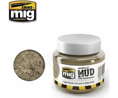 AMMO by MIG Jimenez AMMO MIG akrilinis tekstūrinis purvas Light Earth Ground 250 ml