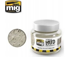 AMMO by MIG Jimenez AMMO MIG akrilinis tekstūrinis purvas Arid Dry Ground 250 ml – dioramoms