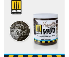 AMMO by MIG Jimenez AMMO MIG akrilinis purvas Muddy Ground, 100 ml, A.MIG-2155, dioramoms