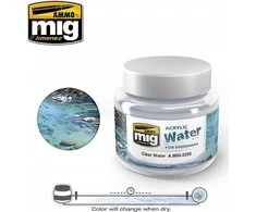 AMMO by MIG Jimenez AMMO MIG akrilinis vanduo CLEAR WATER 250 ml dioramoms ir maketams