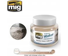 AMMO by MIG Jimenez AMMO MIG akrilinis vanduo WILD RIVER WATER, 250 ml – dioramoms ir maketams