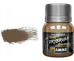 AMMO by MIG Jimenez AMMO MIG DRYBRUSH Earth dažai sausam teptukui, 40 ml (0619)