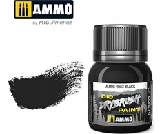 AMMO by MIG Jimenez AMMO MIG DRYBRUSH sendinimo dažai Juodas Brown 40 ml (A.MIG-0653)