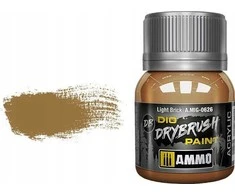 AMMO by MIG Jimenez AMMO MIG DRYBRUSH sendinimo dažai Šviesi Plyta 40 ml (0626)