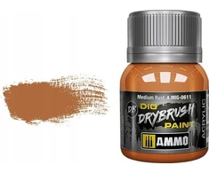 AMMO by MIG Jimenez AMMO by Mig DRYBRUSH sendinimo dažai – Vidutinė rūdis, 40 ml (0611)