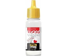 AMMO by MIG Jimenez AMMO MIG Satin Lucky Varnish pusiau matinis akrilinis lakas 17 ml 2056