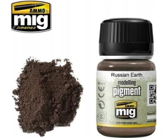 AMMO by MIG Jimenez AMMO MIG Pigmentas Russian Earth 35 ml, tamsi žemė, 3014