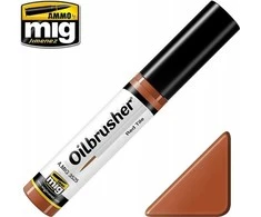 AMMO by MIG Jimenez AMMO MIG Oilbrusher Raudona Tile 3525 – aliejiniai dažai sendinimui su teptuku
