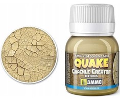 AMMO by MIG Jimenez AMMO Quake Crackle tekstūra Scorched Sand dioramoms, 40 ml, 2184