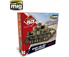 „Vallejo Ammo“: „Super Pack“ – dykumų ir sausringų mūšio laukų sprendimų rinkinys