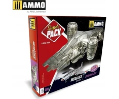 Vallejo Ammo: Super Pack - Metallics Solution Set