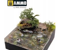 AMMO by MIG Jimenez AMMO MIG TERRAFORM upių smėlis – akrilinė tekstūra, 100 ml (2174)