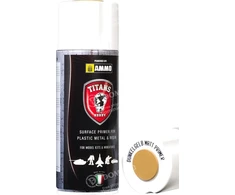 AMMO by MIG Jimenez TITANS HOBBY dykumos geltonas matinis purškiamas gruntas 400 ml