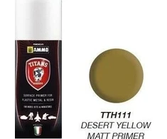 AMMO by MIG Jimenez TITANS HOBBY dykumos geltonas matinis purškiamas gruntas 400 ml