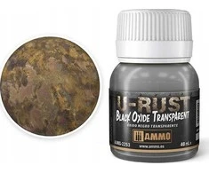 AMMO by MIG Jimenez AMMO MIG Juodas Oxide Transparent – sendinimo skystis rūdžių efektams, 40 ml