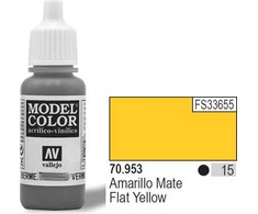 Vallejo Farba Nr15 Flat Geltona Matt 17ml 70953