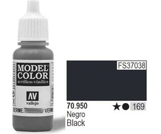 Vallejo Model Color 18ml - Juodas