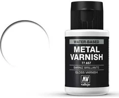 Vallejo Metal Color 77657 Blizgus metalo lakas Vallejo universalus