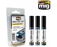 Vallejo šoviniai: Oilbrusher Set - Mėlyna Patinas Set