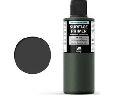Vallejo U.K. Bronzinė žalia 200 ml. Vallejo Surface Primer universalus akrilinis gruntas