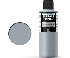 Vallejo USN Light Ghost Pilkas 200 ml. Vallejo Surface Primer universalus akrilo gruntas