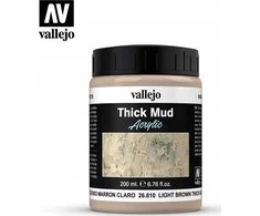 Vallejo: 26.810 - Diorama FX - Tirštas purvas - Šviesiai rudas purvas (200 ml)