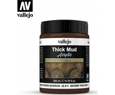 Vallejo Vallejo: 26.811 - Diorama FX - Tirštas purvas - Rudas purvas (200 ml)
