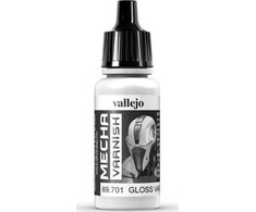 Vallejo Vallejo: 69.701 - „Mecha Varnish“ blizgus lakas (17 ml)