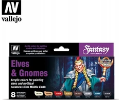 Vallejo Vallejo: 70.242 – Modelio spalva – Fantasy – Elfai ir nykštukai (8x18 ml)