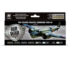 Vallejo Vallejo: 71.148 - Model Air - Air War - RAF Colors - Coastal Command 1939-45 (8x18 ml)