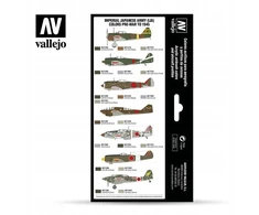 Vallejo Vallejo: 71.152 - Model Air - Air War - IJA Colors - Imperial Japanese Army Pre-War to 1945 (8x18 ml)