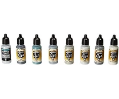 Vallejo: 71.155 - Model Air - Oro karo - JAV karinio jūrų laivyno ir jūrų pėstininkų spalvos nuo 70-ųjų iki dabar (8x18 ml)