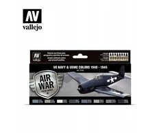 Vallejo Vallejo: 71.157 - Model Air - Air War - US Navy &amp; USMC Colors 1940-1945 (8x18 ml)