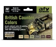 Vallejo Vallejo: 71.211 – Model Air – AFV – britų Caunter spalvos (6x17 ml)