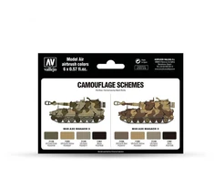 Vallejo Vallejo: 71.212 – Model Air – AFV – MERDC dykumos spalvos (6x18 ml)