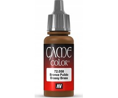 Vallejo Vallejo: 72.058 – Žaidimo spalva – Metallic – Žalvarinė (18 ml)