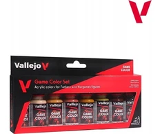 Vallejo - Game Color Skin Tone 8 spalvų rinkinys