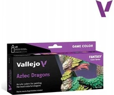 Vallejo Vallejo: 72.195 – Žaidimo spalva – Actekų drakonai (8x18 ml)
