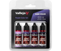 Vallejo : 72.382 - Game Color - Violetinės spalvos rinkinys 4 x (18 ml)