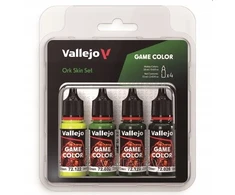 Vallejo Vallejo: 72.391 - Žaidimo spalva - Orkų odos rinkinys (4x18 ml)