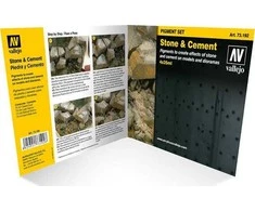 Vallejo: 73.192 - Pigmentų rinkinys - Akmuo ir cementas (4 x 35 ml)