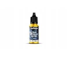 Vallejo Vallejo: 77.122 - True Metallic Metal - Base - Radiant Geltona (18 ml)