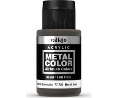 Vallejo Vallejo: 77.721 - Metalo spalva - Deginta geležis (32 ml)