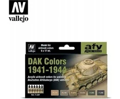 Vallejo Vallejo: AFV – DAK spalvos 1941-1944 6x17
