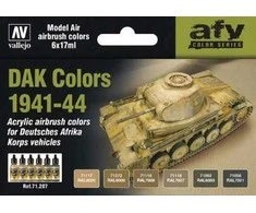Vallejo Vallejo: AFV – DAK spalvos 1941-1944 6x17
