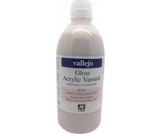 Vallejo Vallejo: Blizgus akrilinis lakas 500 ml