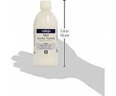 Vallejo Vallejo: Matinis akrilinis lakas 500 ml