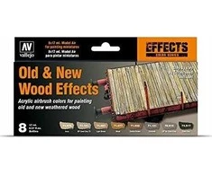 Vallejo Vallejo: Model Air - Old &amp; New Wood Effects 8x 17 mm