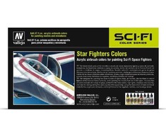 Vallejo Vallejo: Mokslinė fantastika – „Star Fighters“ dažai 8x17 ml